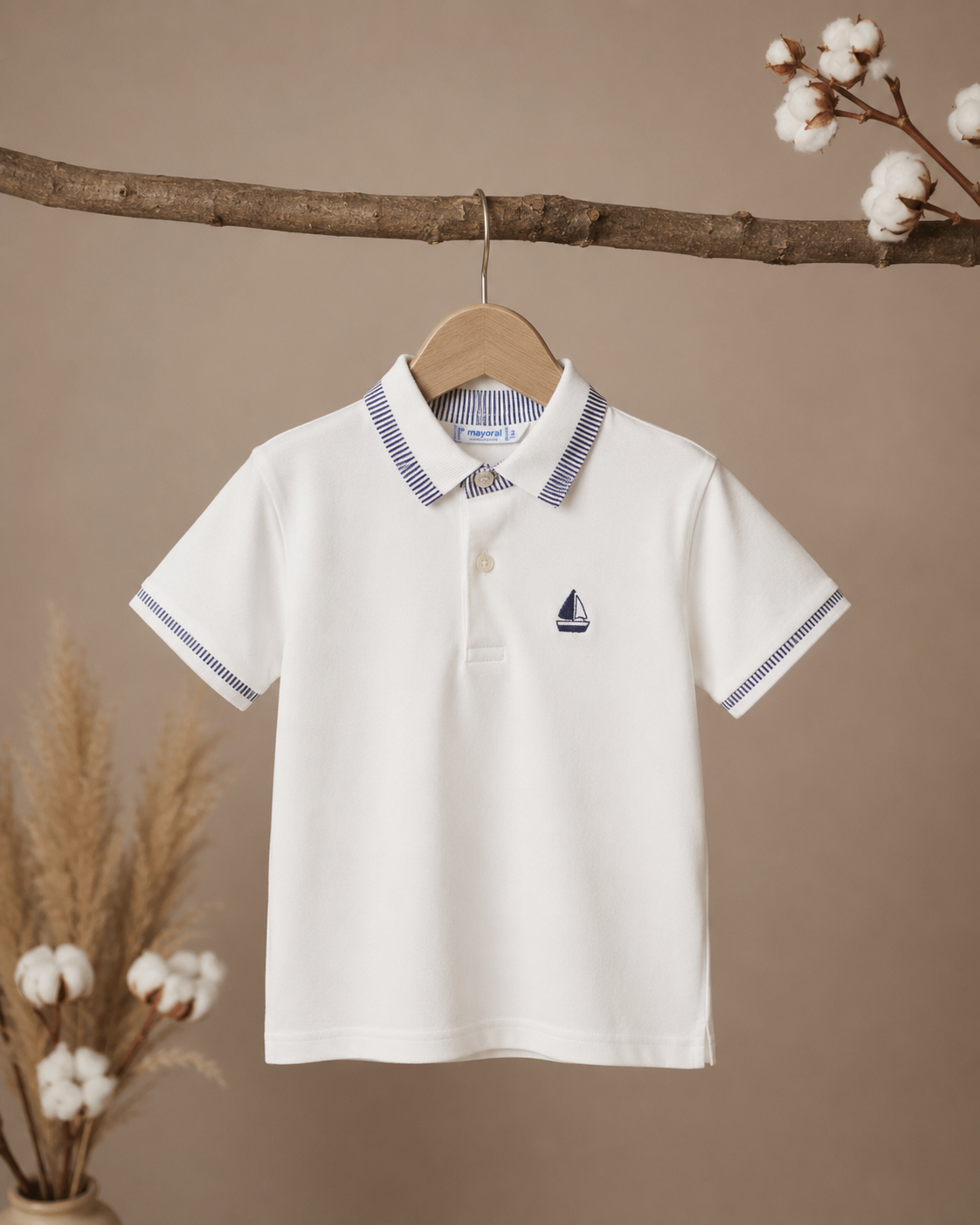 Polo Blanca Barco