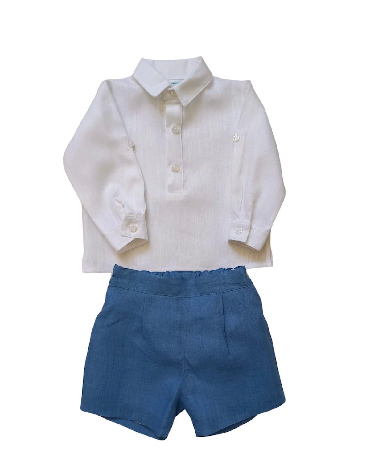 Conjunto Lino Azul rey