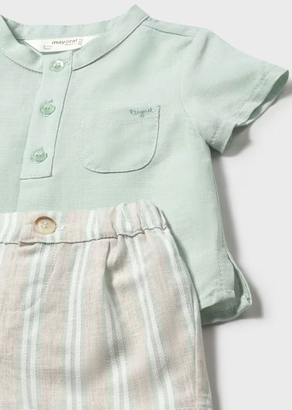 Conjunto camisa menta