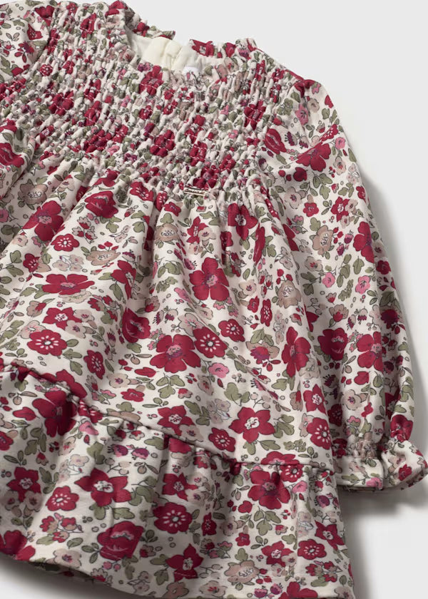 Vestido Flores Rojo