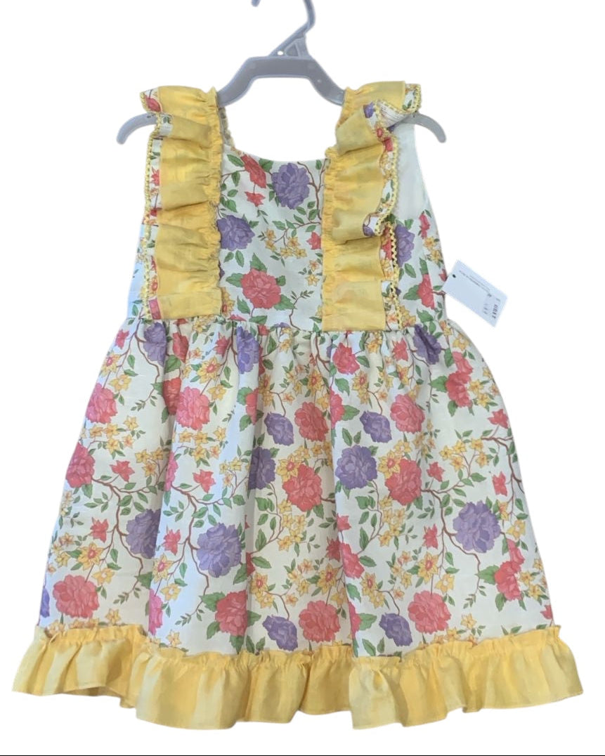 Vestido Flores Amarillo