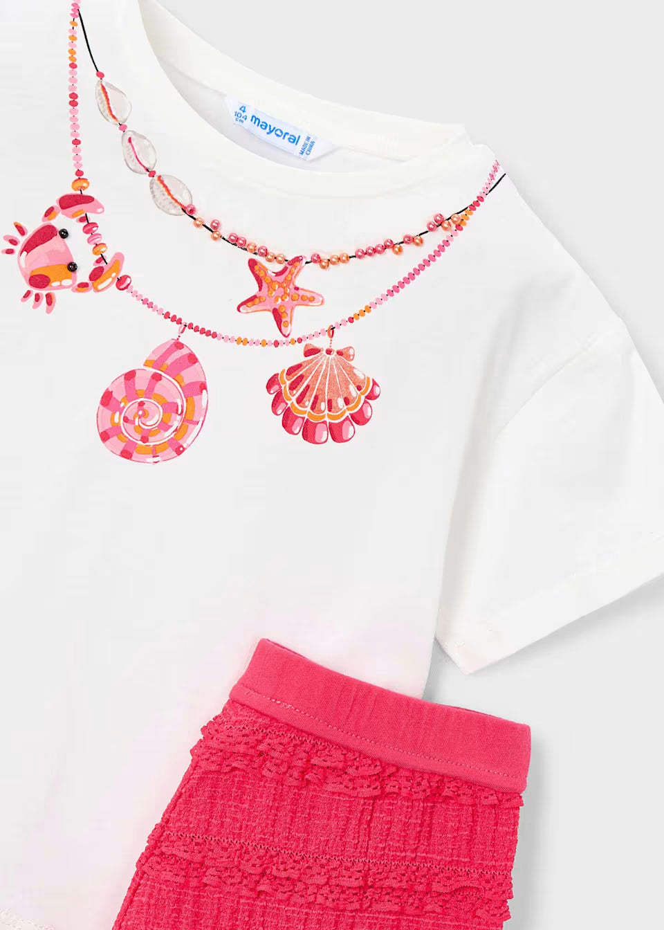 Conjunto Short Playera Conchas