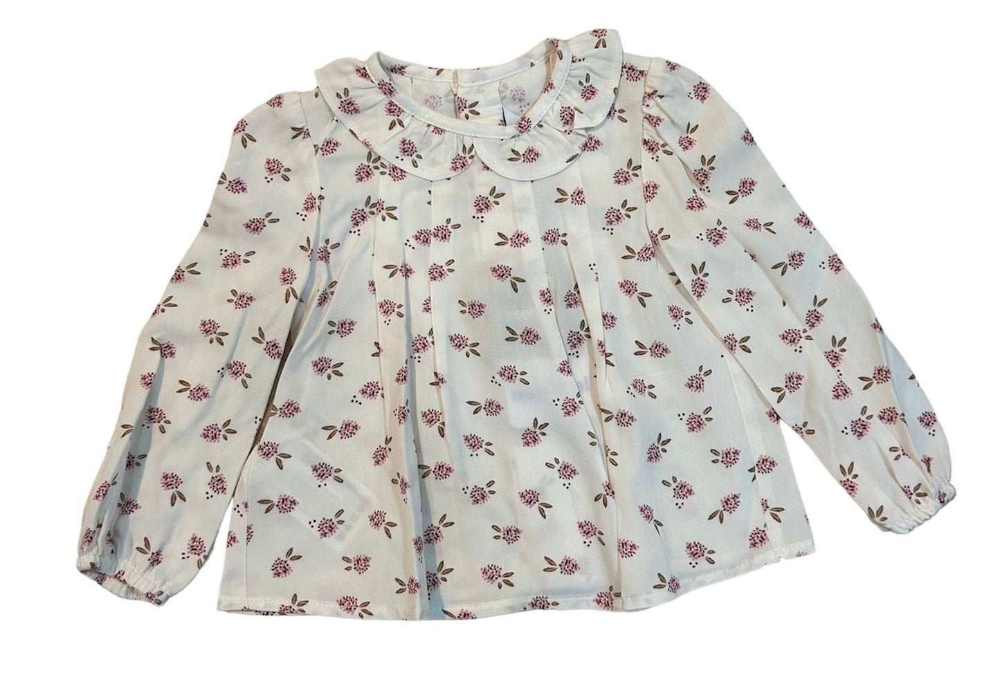 Blusa floral cuello