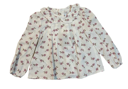 Blusa floral cuello
