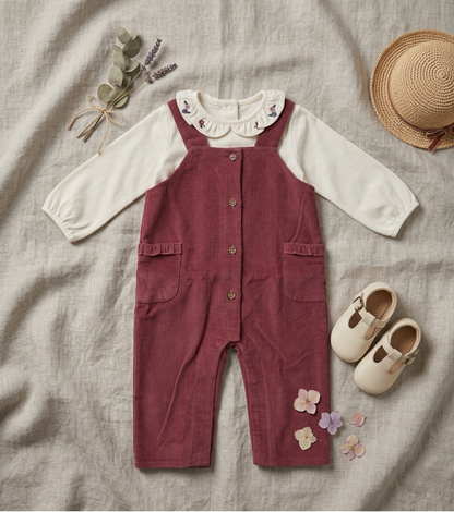 Jumper Pana con blusa blanca