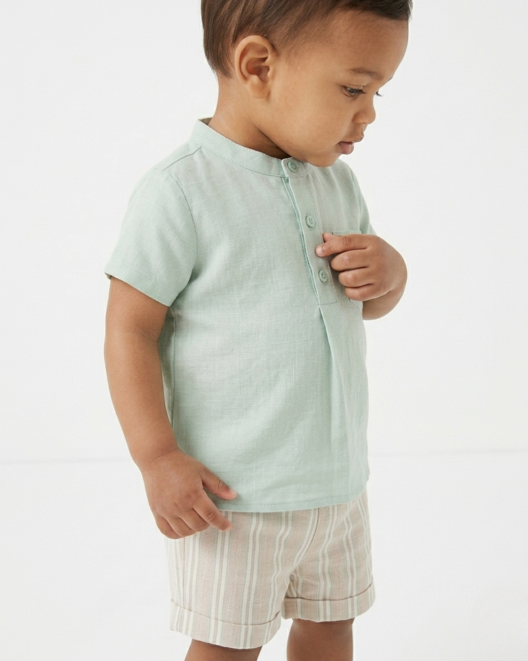Conjunto camisa menta