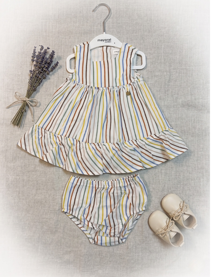 Vestido rayas de colores