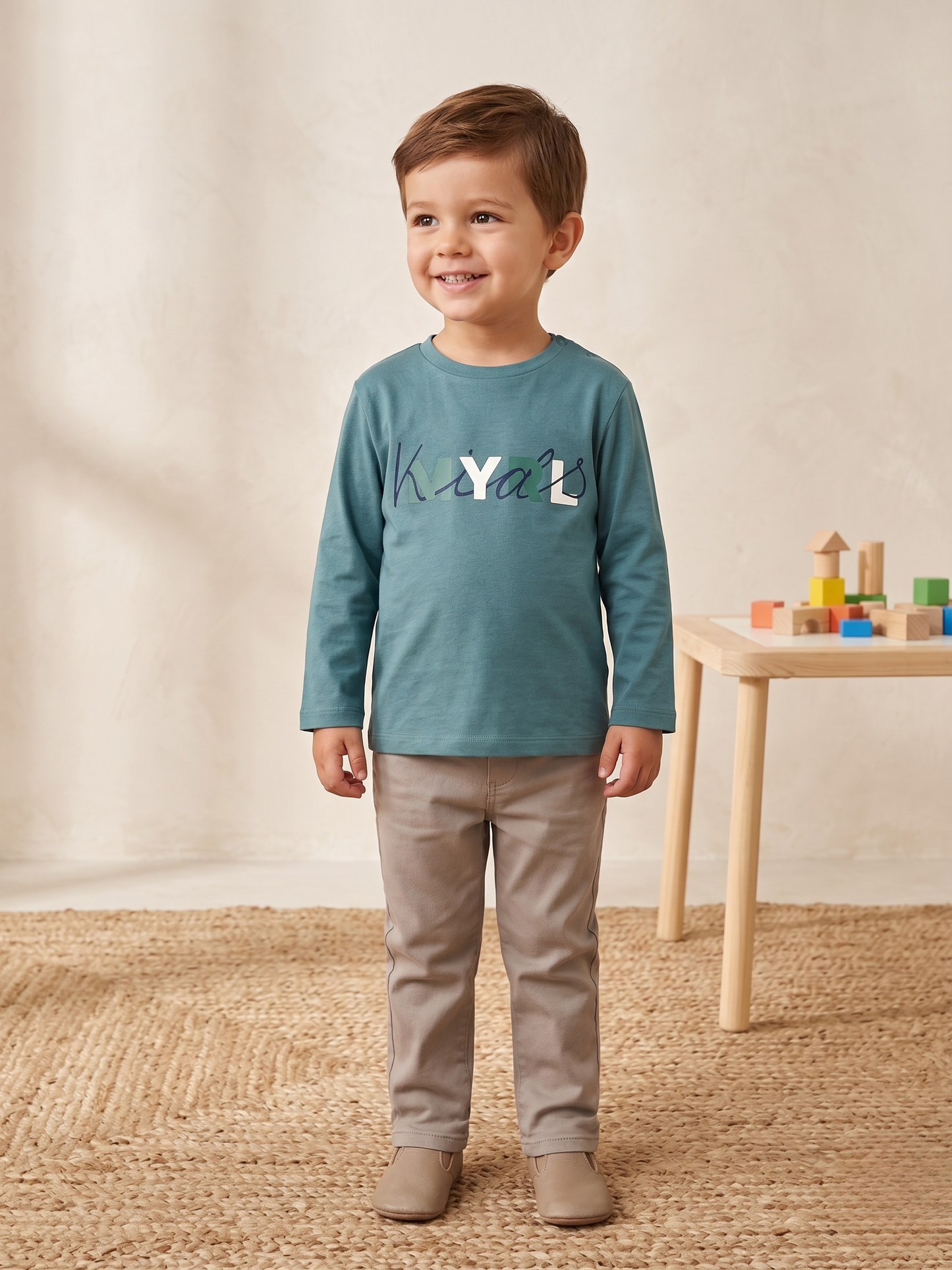 Playera Verde Manga Larga