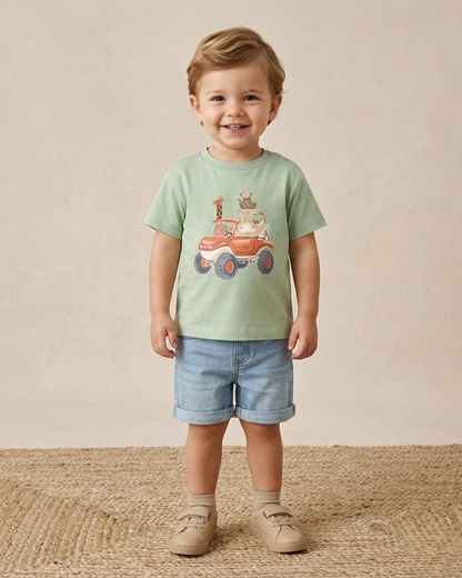 Playera print animales