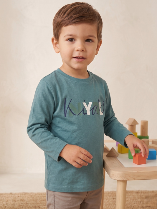 Playera Verde Manga Larga