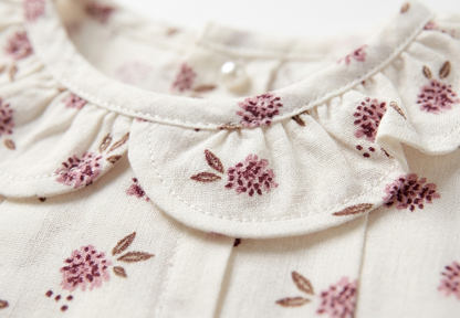 Blusa floral cuello