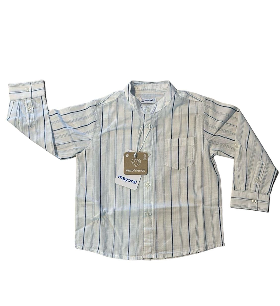 Camisa de botones a rayas