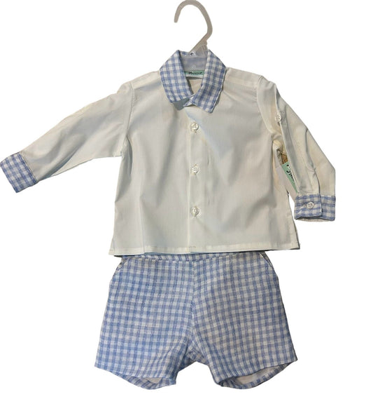 Conjunto cuadros azules