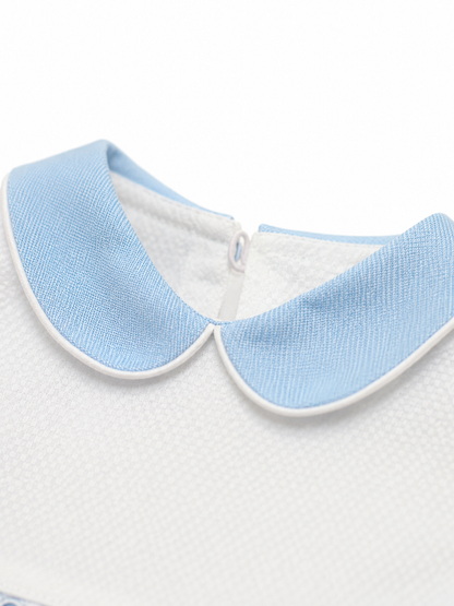 Ranita azul con Blanco
