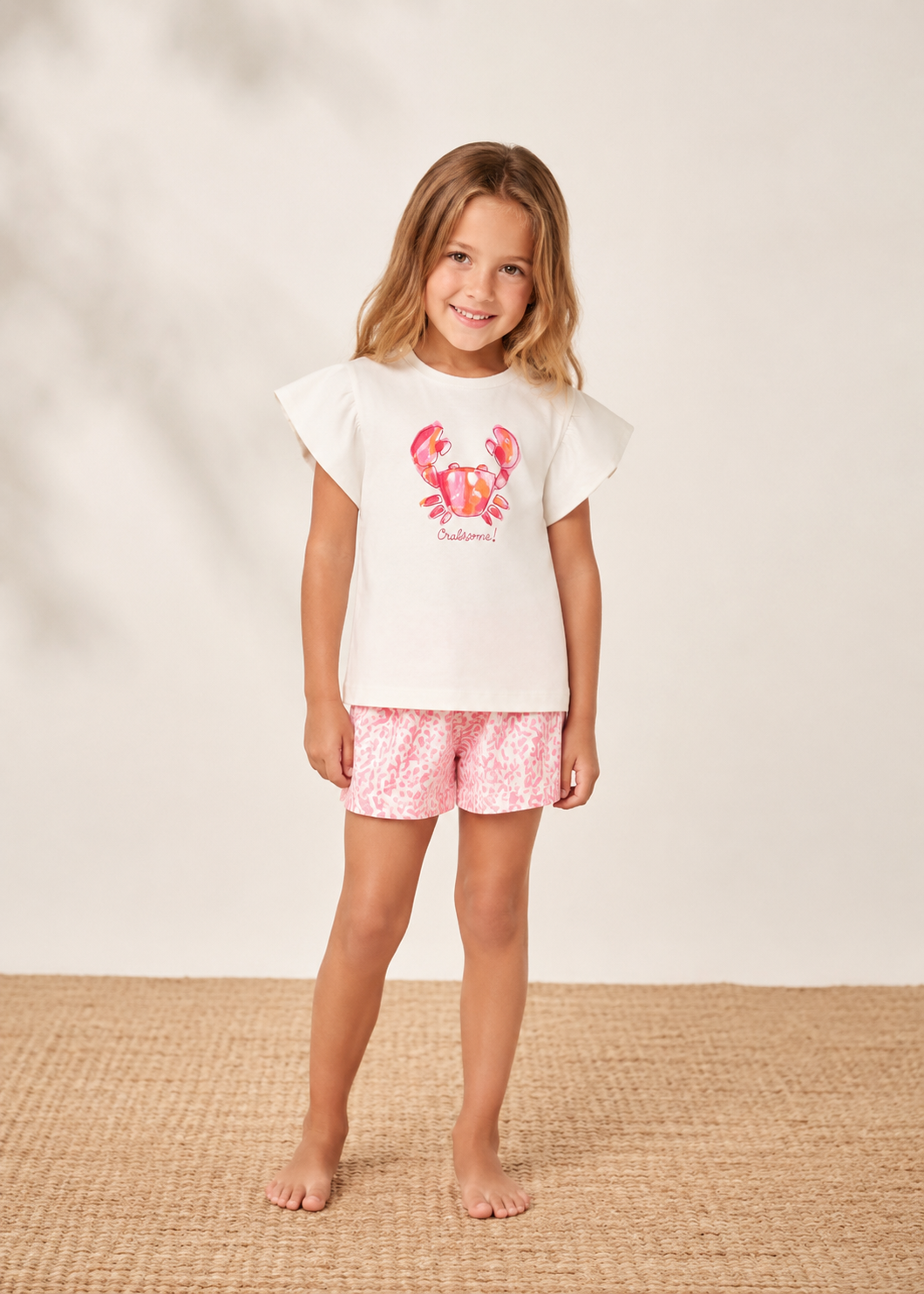 Playera Blanca Cangrejo