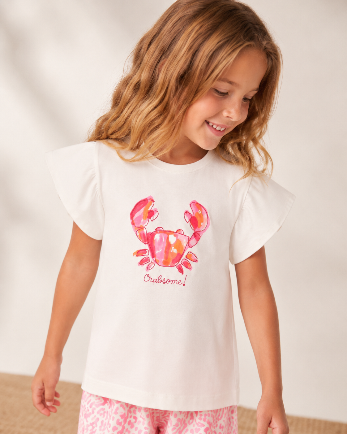 Playera Blanca Cangrejo