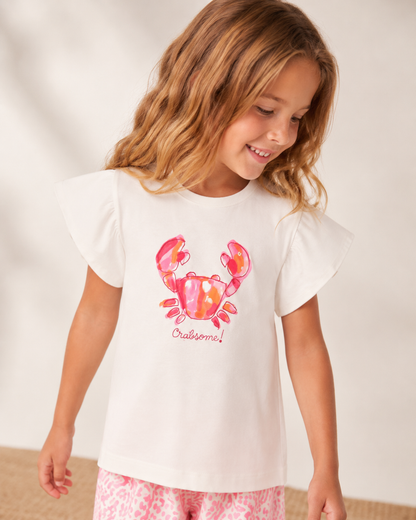 Playera Blanca Cangrejo