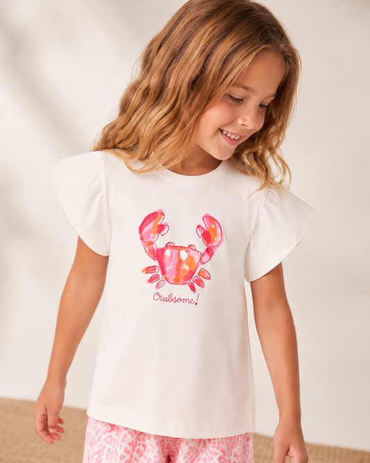 Playera Blanca Cangrejo