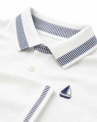 Polo Blanca Barco