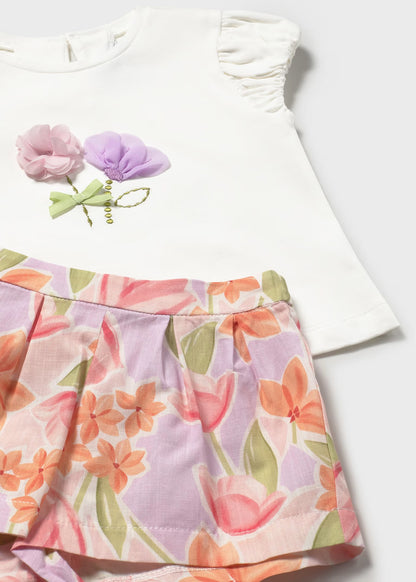 Conjunto Short Flores