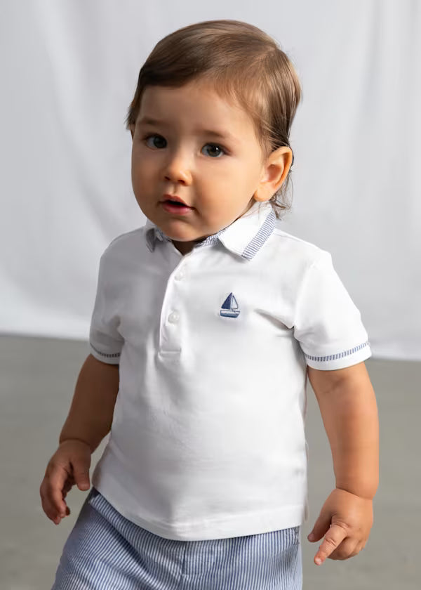 Polo Blanca Barco