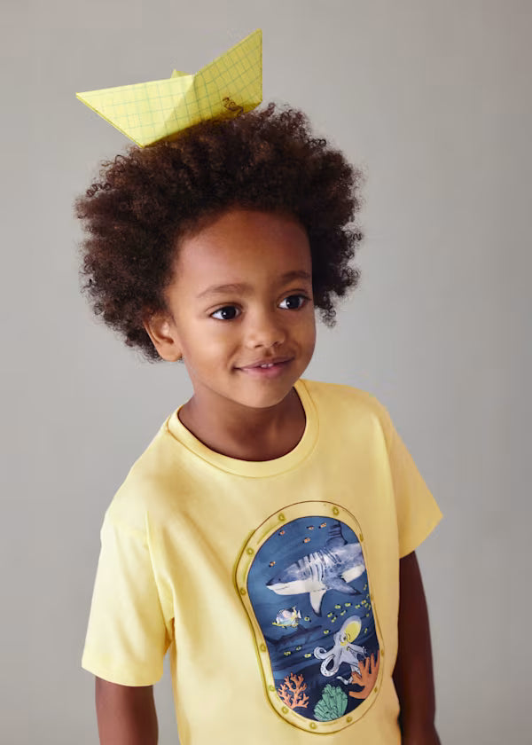 Playera Amarilla Mar