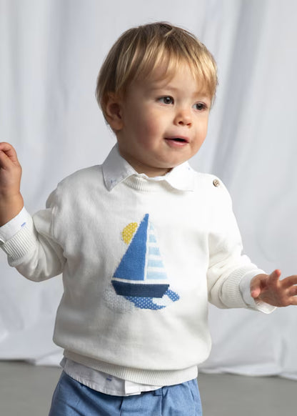 Suéter Blanco Barco