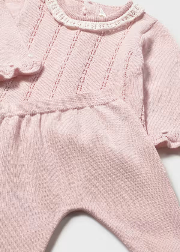 Conjunto Tejido Rosa