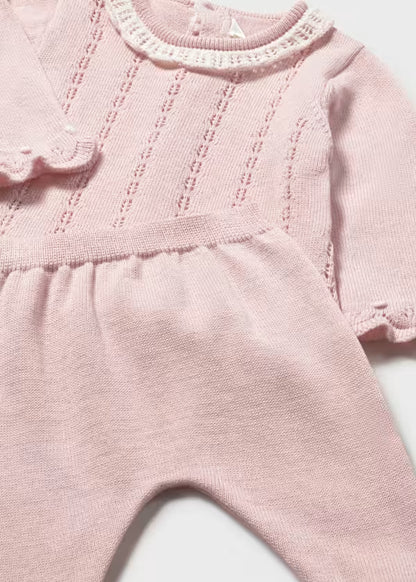 Conjunto Tejido Rosa