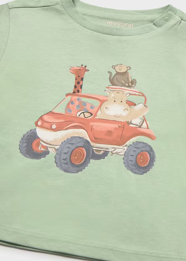 Playera print animales