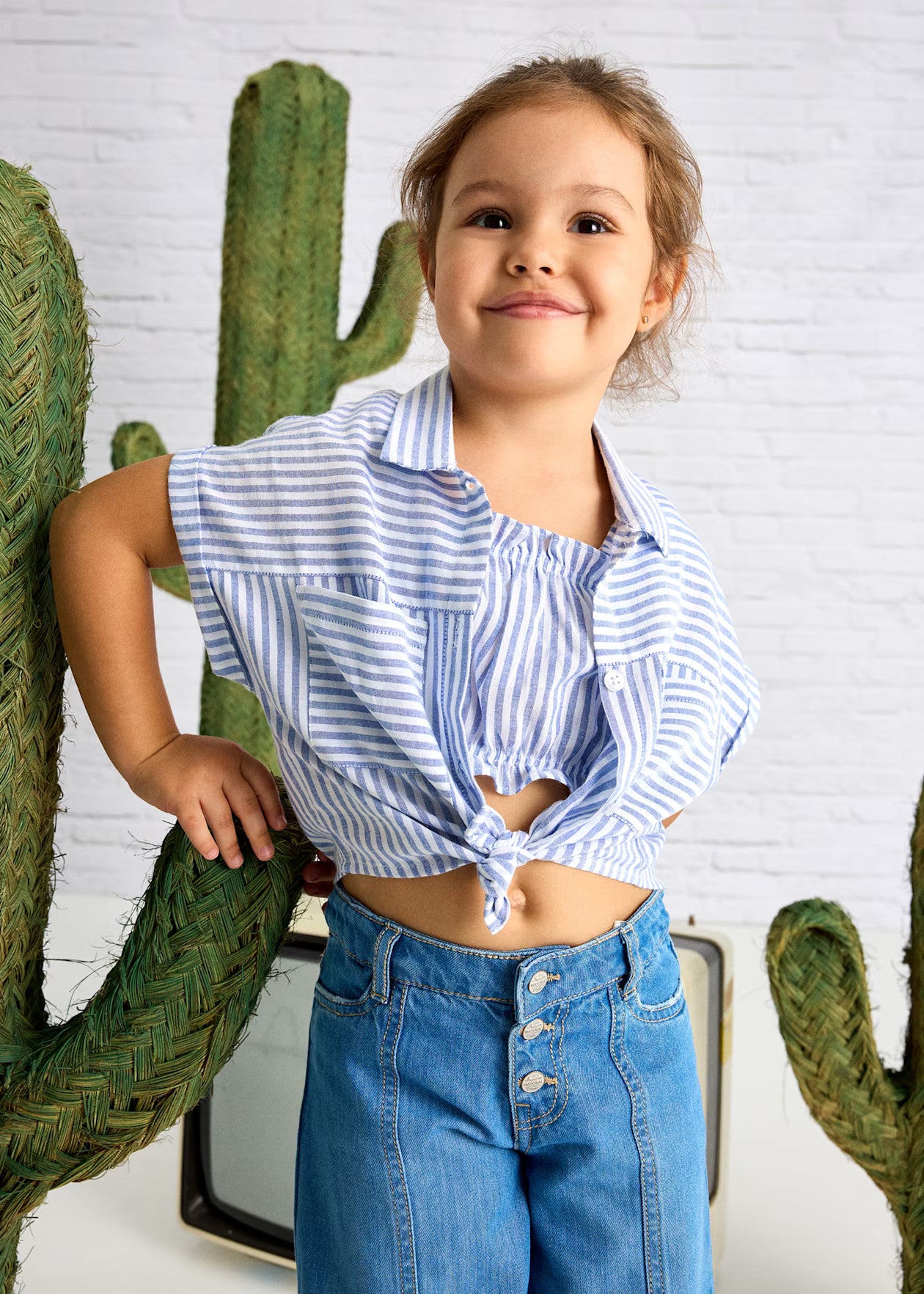 Blusa y Top de Rayas