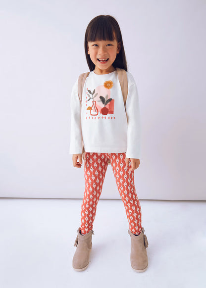 Conjunto Leggins Flores