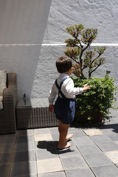 Overol Azul Con Camisa