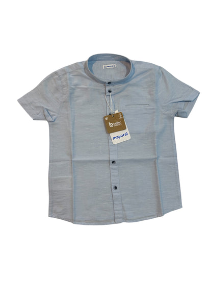 Camisa azul botones