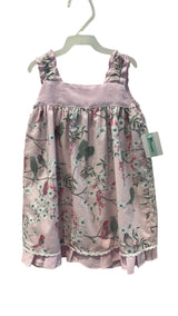 Vestido rosa con flores