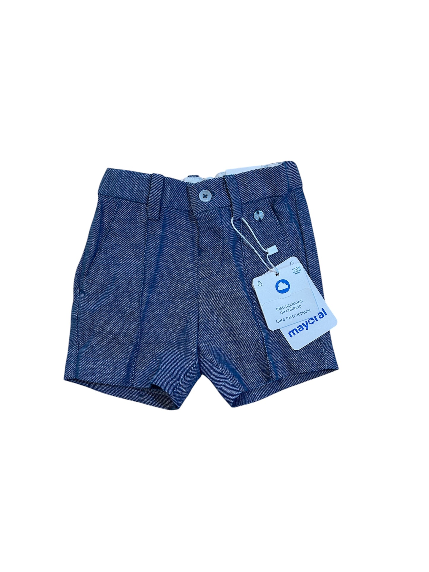 Bermuda azul bebé
