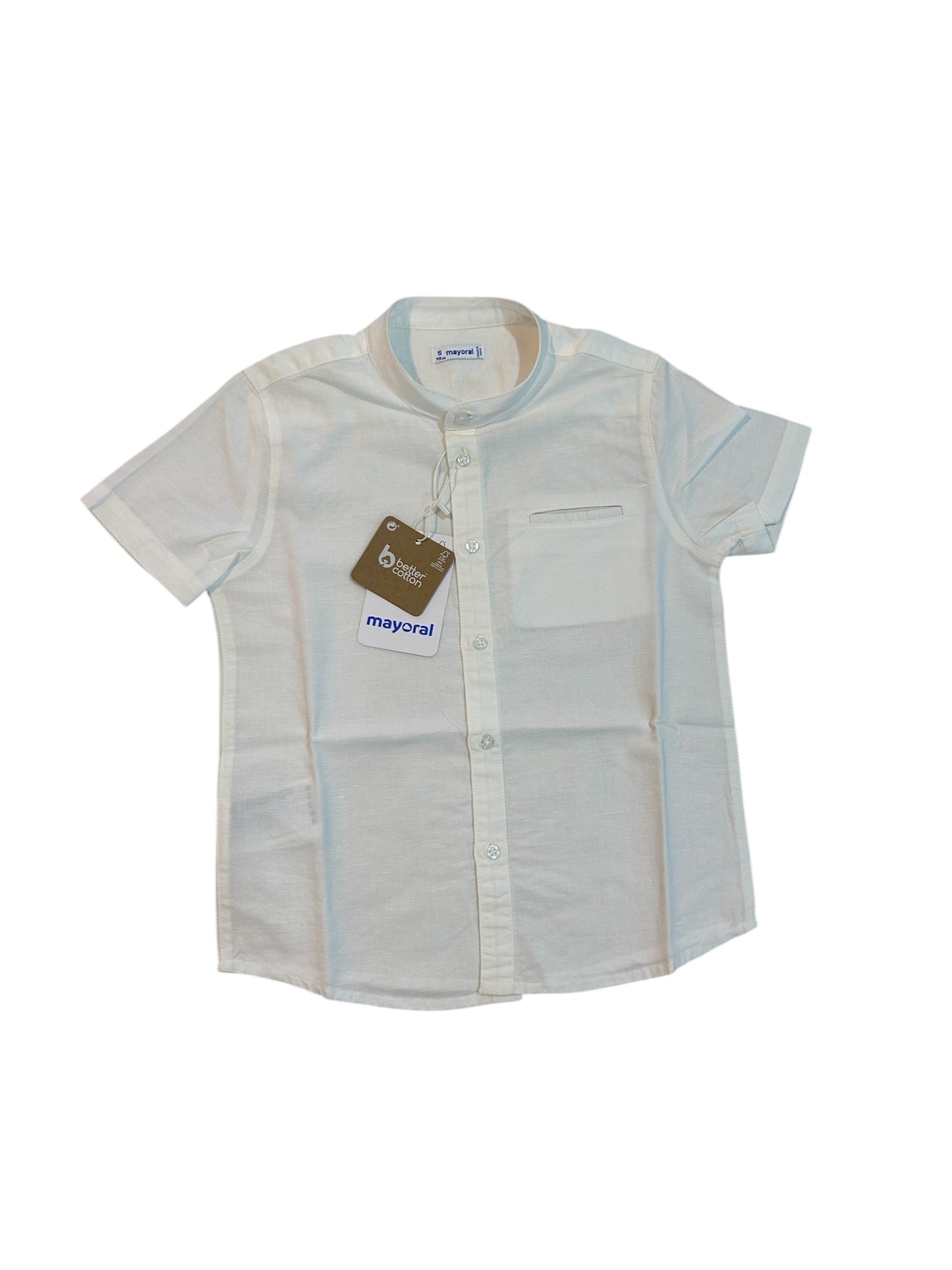 Camisa blanca con bolsillo