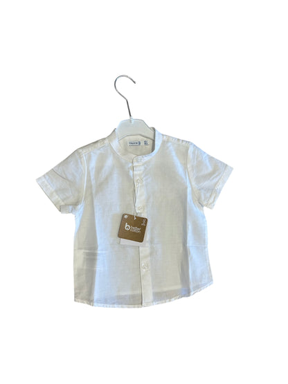 Camisa blanca manga corta