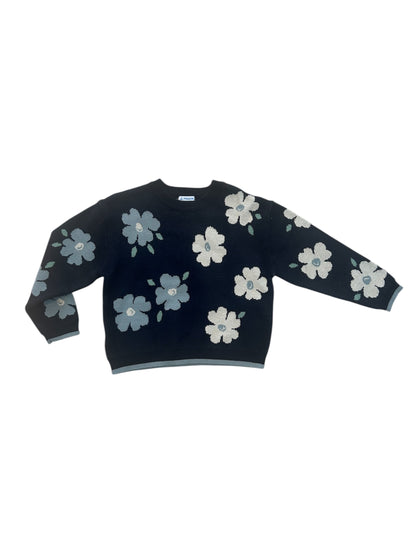 Suéter Azul Flores