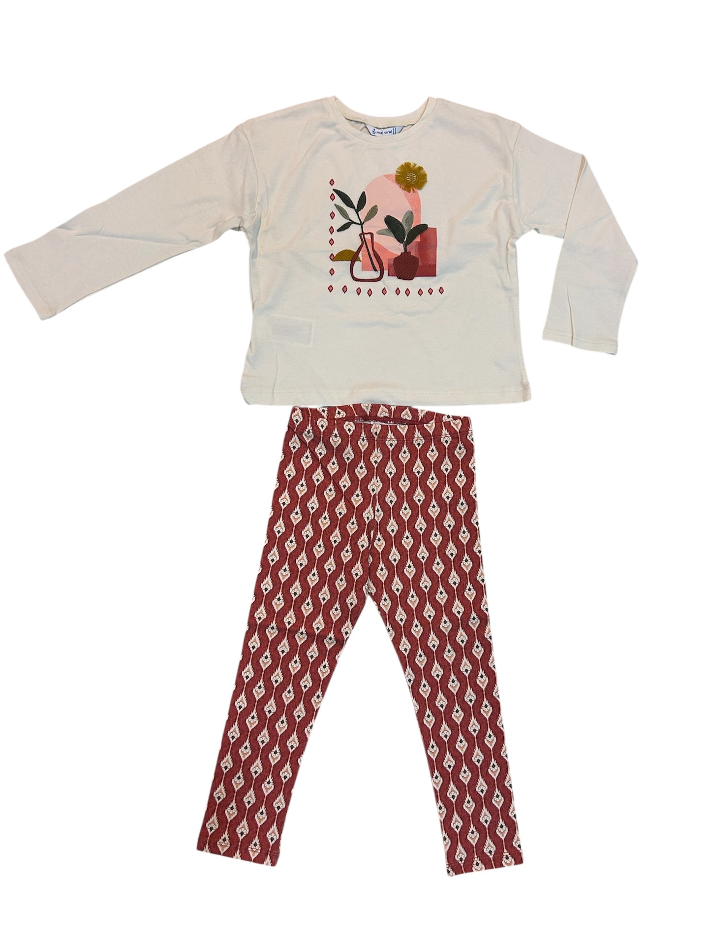 Conjunto Leggins Flores