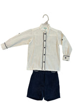 Conjunto Camisa Con Bermuda Azul