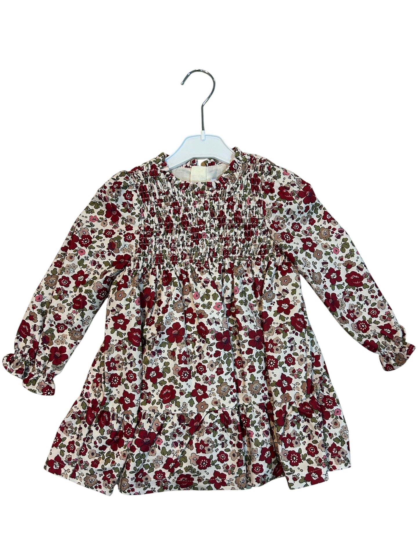 Vestido Flores Rojo