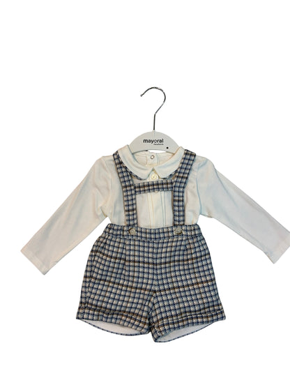 Overol Cuadros Con Camisa