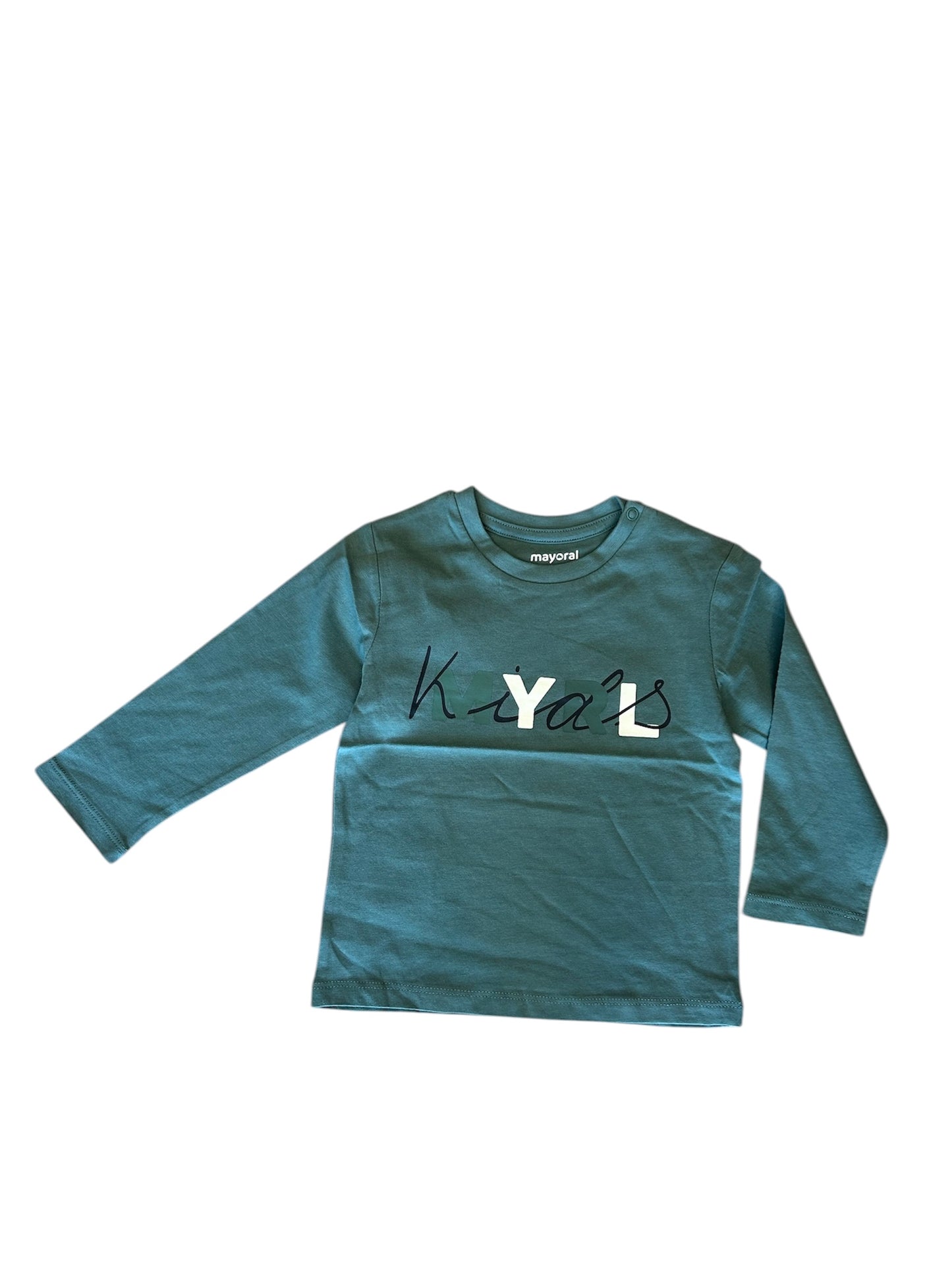 Playera Verde Manga Larga