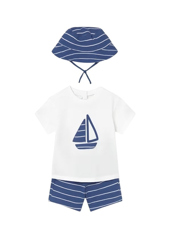 Conjunto azul barco