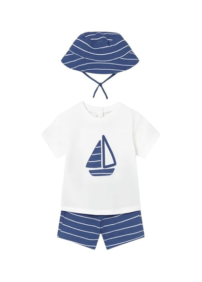 Conjunto azul barco