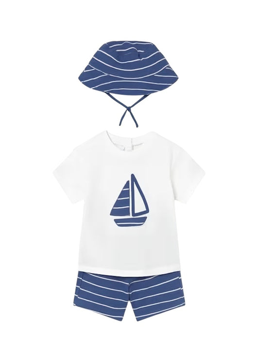Conjunto azul barco