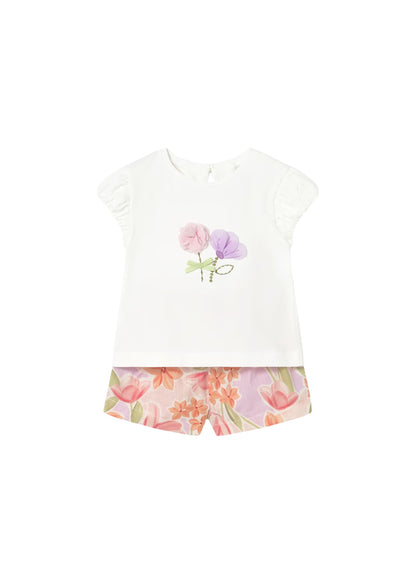 Conjunto Short Flores