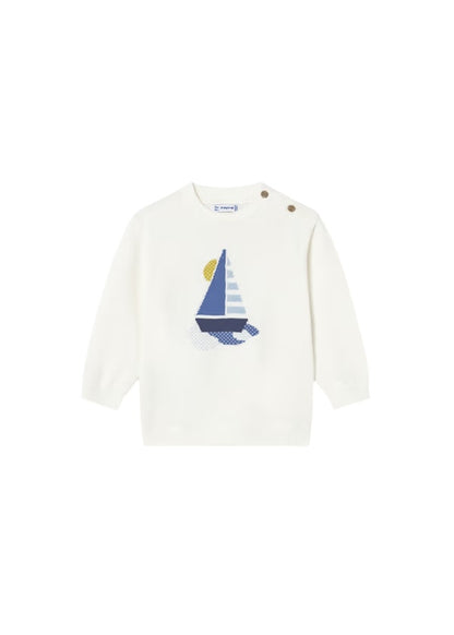 Suéter Blanco Barco