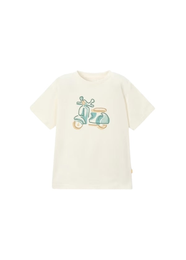 Playera Blanca Moto